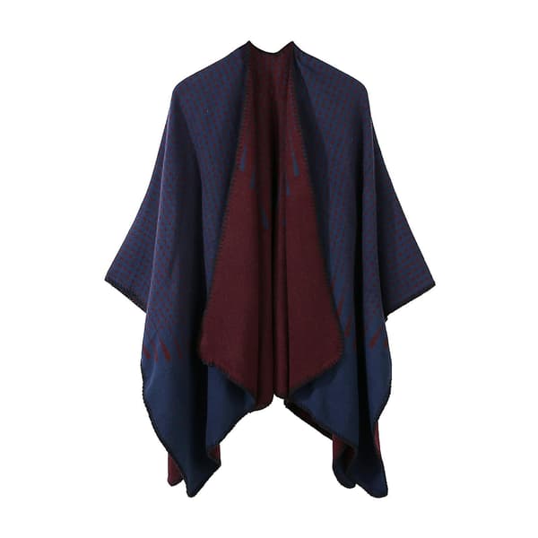 130*155cm Kvinner Cashmere Sjal Tykk Hold Varm Kappe Skjerf