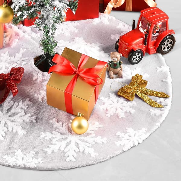 Christmas Tree Skirt Christmas Tree Mat Kjolar Jacquard Cashmere