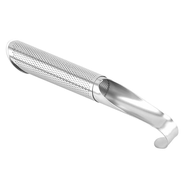 #Langt rør te-infuser 2-pakning Sølv Sølv 14,8*2,1CM#