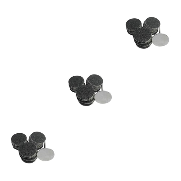 1/2/3/5 Sähköisen jalkaraspin vaihtotyynyt tehokas ja 35mm 80Grit 50 pcs 3PCS