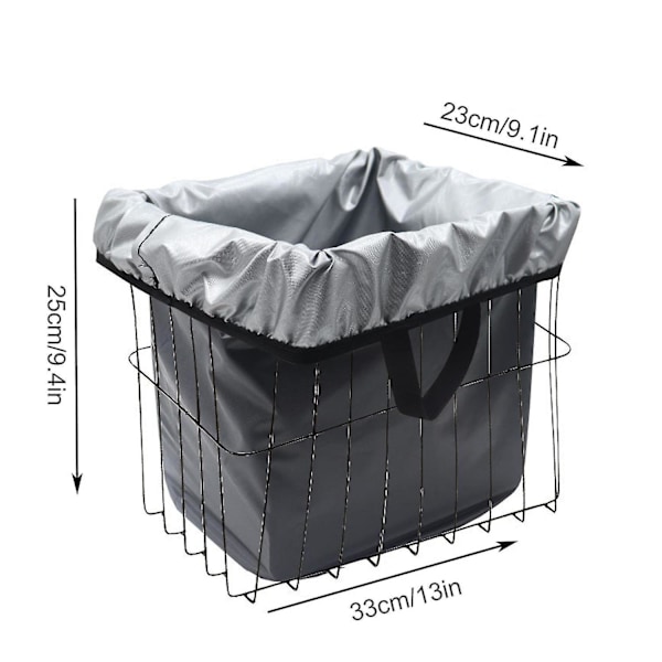 Cykelkorg Liner Cargo Net Cover Reflex Strip