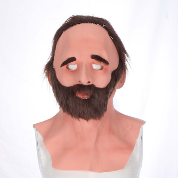 Halloween Skräck Rolig Latex Hel Huvudbonad Rolig Skräck Mask Leksaker A