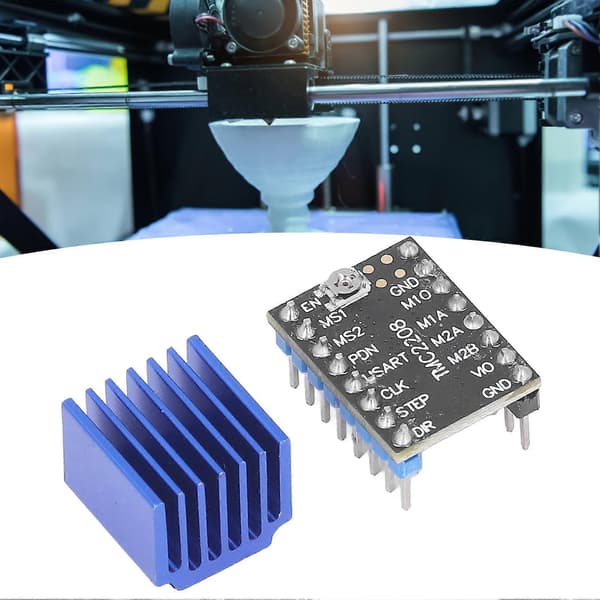 Stepper Motor Driver Modul TMC2208 Driver Chip V2.0 3D-skriver Motorstyring