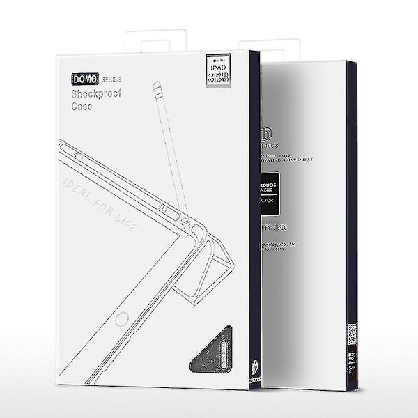 Case kompatibelt med Ipad 9.7 2018 2017 (6:e/5:e generationen) Smart Cover Auto Wake/sleep