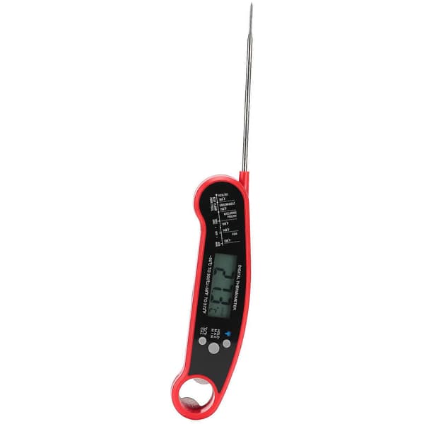 Digital Köttermometer Direktavläsning Vattentät Matttermometer för Kök Utomhusmatlagning BBQ Grill