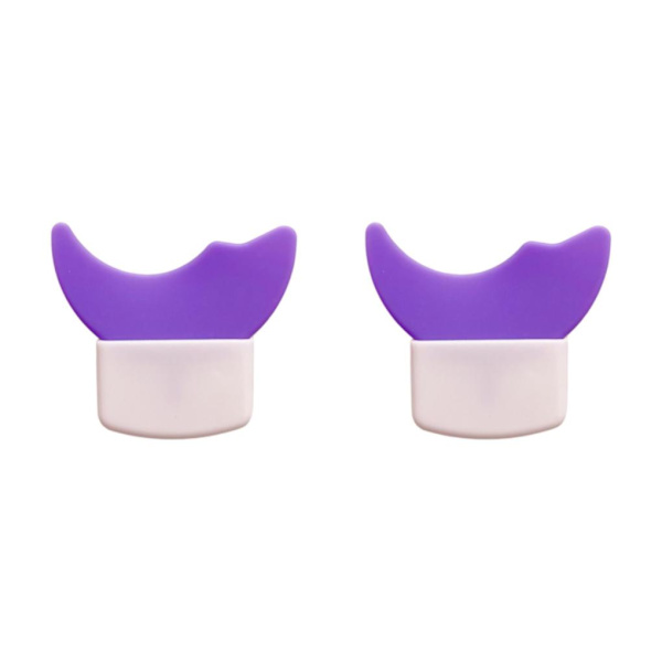 2/3/5 Multifunksjon Eyeliner Stensiler Silikon Mal Lazy Purple 5.7 x 5cm 2Set