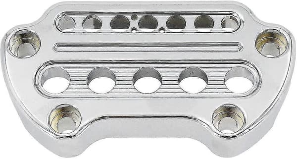 Styrestemtoppklemme passer til Harley 95-up Sportster 06-up Dyna Chrome