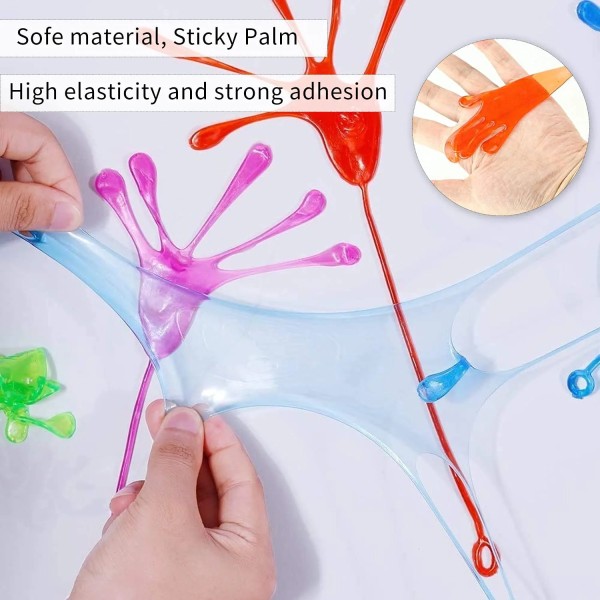 40 stycken Sticky Hands färgglada sticky hands Födelsedag