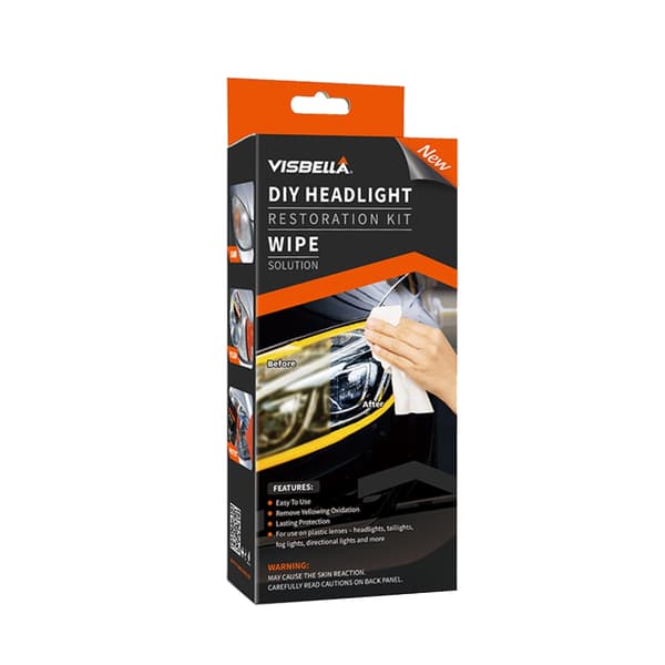 Reparationssæt til bilforlygter DIY Light Repair Kit Gendan oxidation null - Wipes