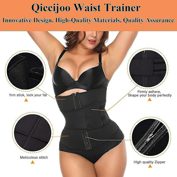 Waist trainer for kvinner eller menn Midjetrimmer Dame Svettebånd Korsett Sportsbelte Belte Tommer