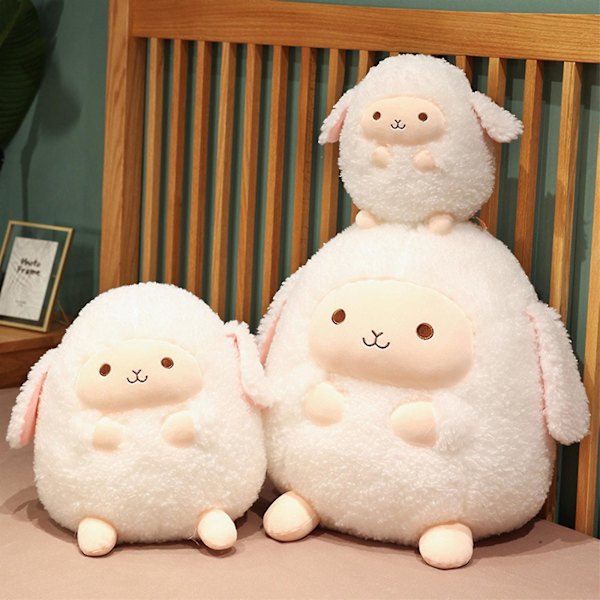 Gosedjur Får Mjukt Söt Lamm Plyschdocka Får Leksaker , Vit Födelsedag Julhelg påsk Thanksgiving Present för barn Baby Liten flicka B 40cm-15.75in