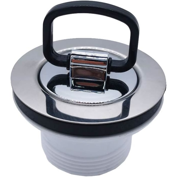 Diskbänksavlopp med vattentätt lock 1" hög 70 mm, diskbänk, rostfritt stål