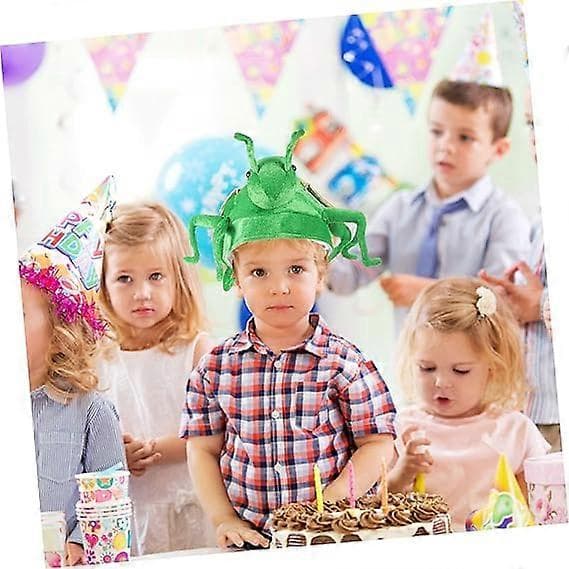 Gresshopperhatt Nyhetshatt Tegneseriedyrehatt Karnevalstema Fest Hodeplagg Gårdsdyrhatt Dyrekostymehatt Morsomt Hodeplagg Sirkusfester