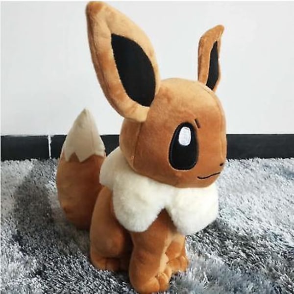 Takara Tomy Cartoon Eevee Plysch Doll Toys 33cm Material Lekkompis Barn Present