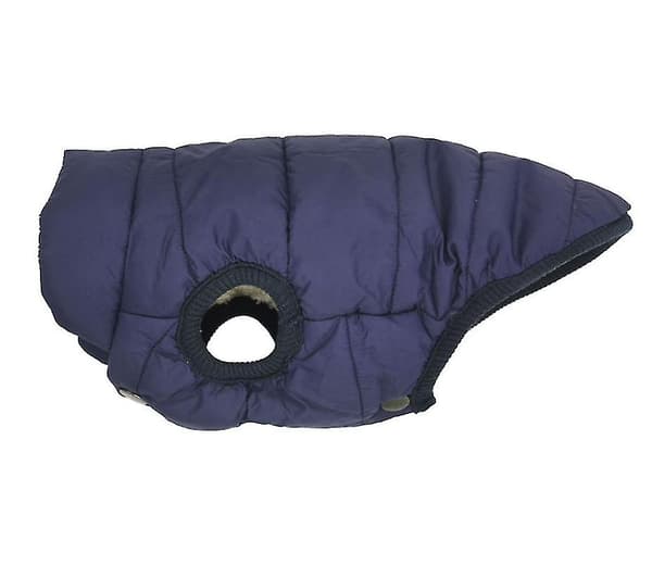Husdjur Vinter Förtjockad Var Snap Väst Boullskläder (M, blå) 1 Styck Blue m