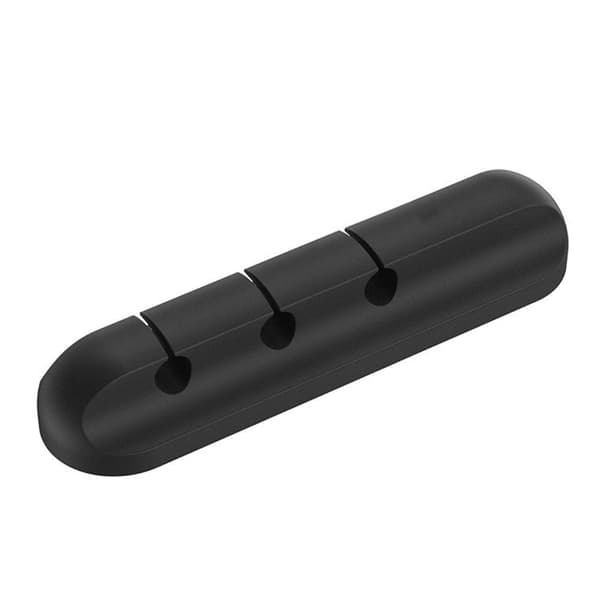 Cable Organizer Kabel Silikon Management Clips Kabelhållare 3 holes