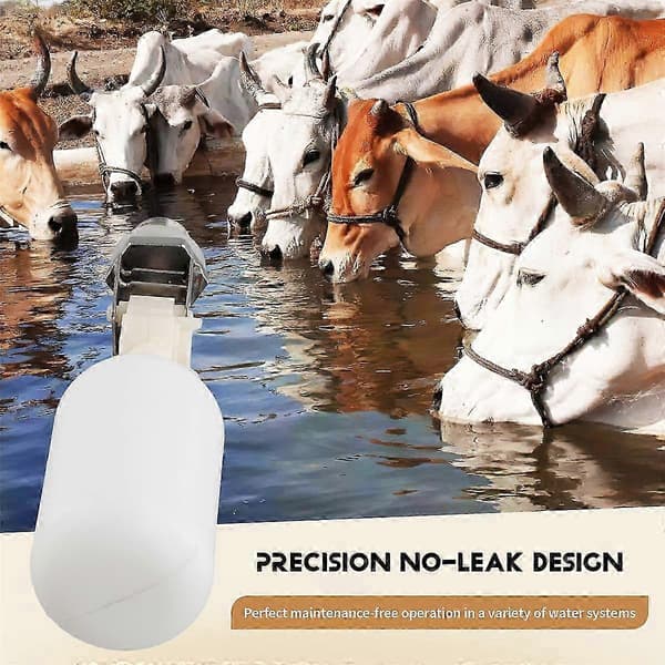 Svømmerventil 1/2 tomme, messingventil med plastvandflyderkugleventil med justerbar arm automatisk påfyldning til vandtrug P20211224353