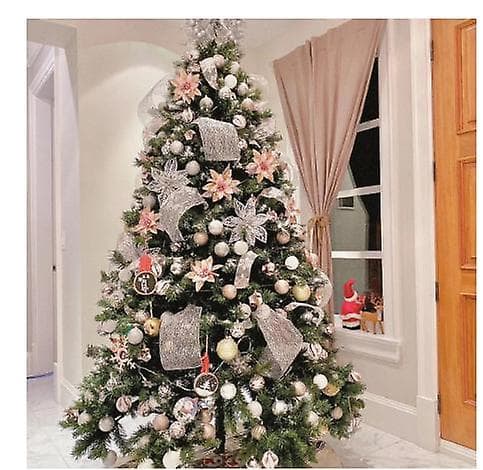 9/12/15cm glittrande julgran konstgjord blomdekoration