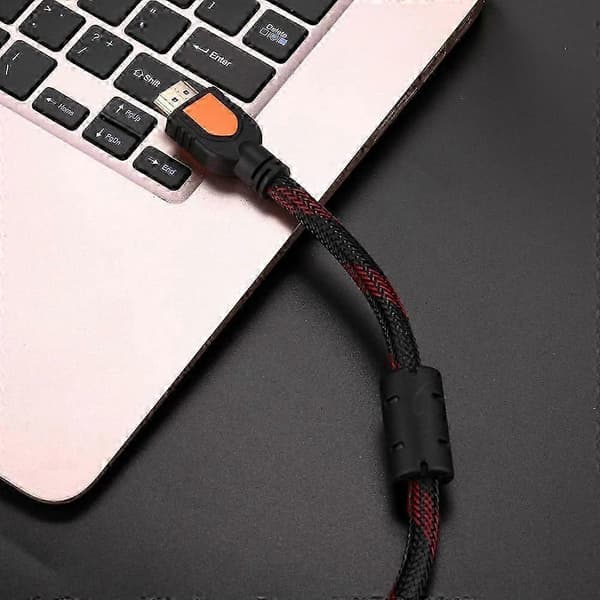 HDMI han til 3 RCA AV Audio Video 5FT kabeladapter til TV HDTV DVD 1080p