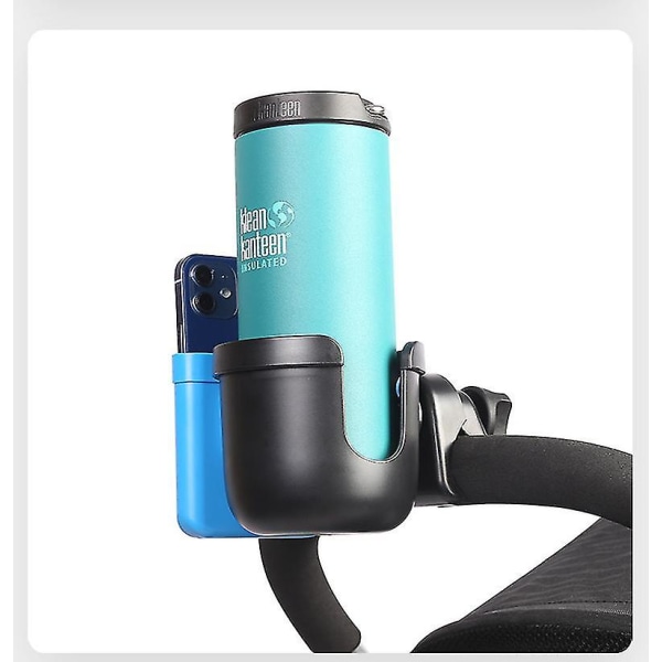 Baby Universal Barnevognskop og Cykel Vandflaskeholder Med Telefonholder Deep Blue