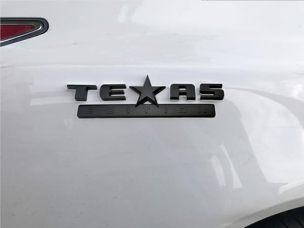 2 Count All Black 3D Texas Edition-emblem kompatibel med Chevy S