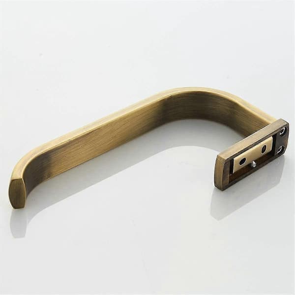 Toalettpapirholder i messing, antikk veggmontert vevdispenser for bad, børstet bronse