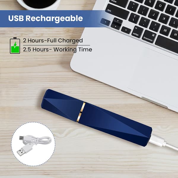 Ansiktshårfjerner for kvinner Leppehårfjerner USB Lading Lys