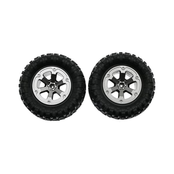 4 stk/sett RC Crawler Dekk 1:16 Crawler Dekk Gummi Dekk RC Tilbehør Fjernkontroll Militær Bildel