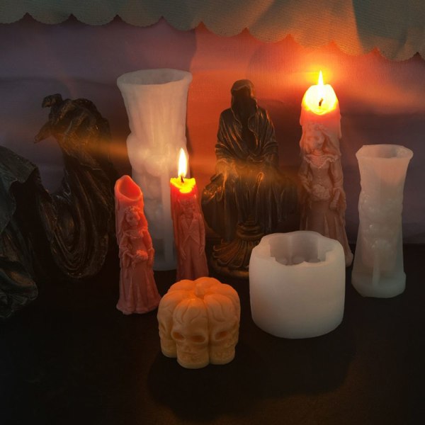 Halloween lysform silikonform