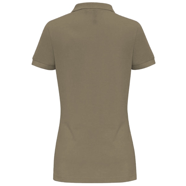 Asquith & Fox Dame/Dame Enkel kortarmet pikétrøye Kh Khaki XS