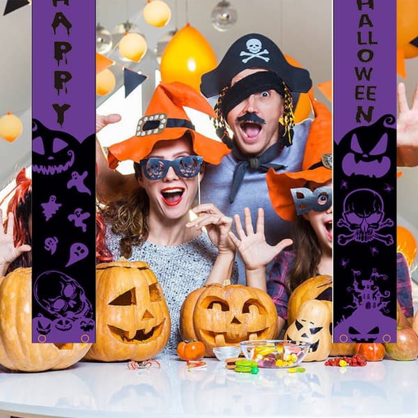 Halloween Dekor, Velkomstbannere Verandaskilte til yderdør DL8105
