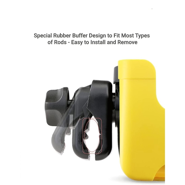 Baby Universal Barnevognkopp og Sykkel Vannflaskeholder Med Telefonholder Yellow