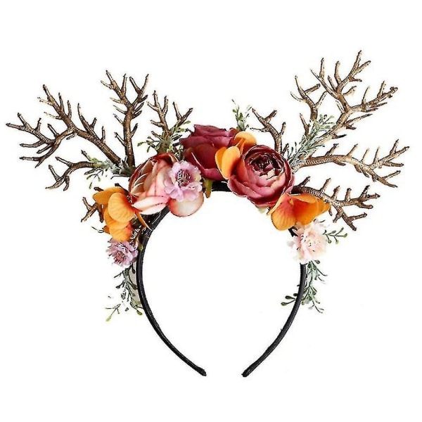 Mori Antlers Pannband Älg Jul Påsk Huvudbonad Julklapp