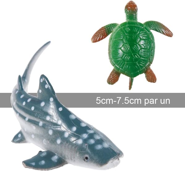38st Havsdjursfigurer Djurleksaker Mini Havsdjurleksaker