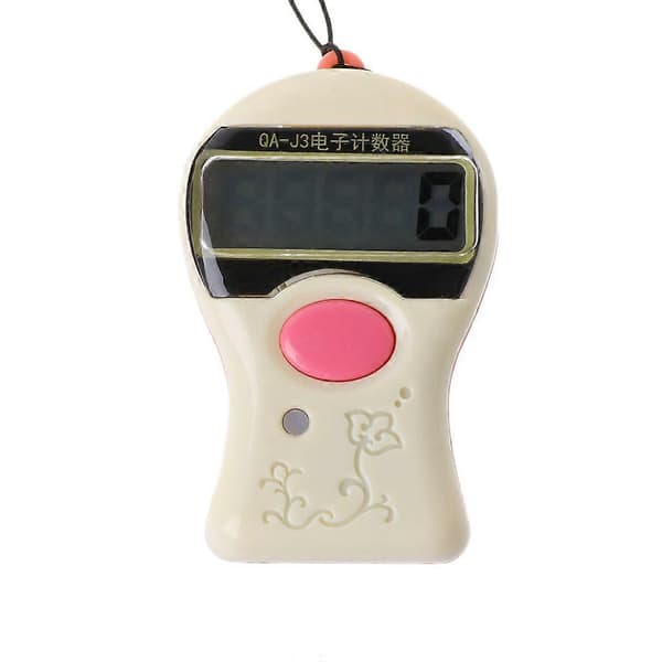 Finger Tally Counter Digital Elektronisk Tasbeeh Counter Sifferdisplay 0-99999