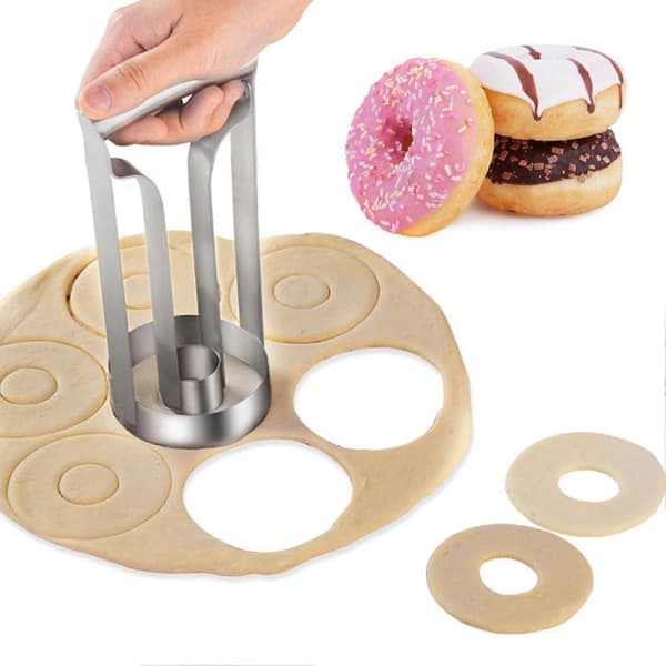 Smultringform Ikke-klebrig Matkvalitet Multifunksjonell DIY Rustfritt Stål Kake Brød Bakverk Kutter Form Kjøkkenutstyr