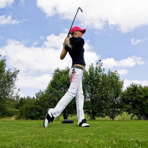 Golfpallo Vyölaukku Kannettava Golfpallolaukku Pidike Säilytyslaukku Pussi Pieni pussi Golfpallot Vyö Golf Vyötäröpidike Laukut Black