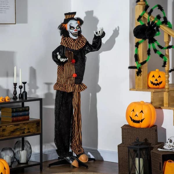 Rootz Halloween-dekorasjon - Skrekkklovn med spesialeffekter og