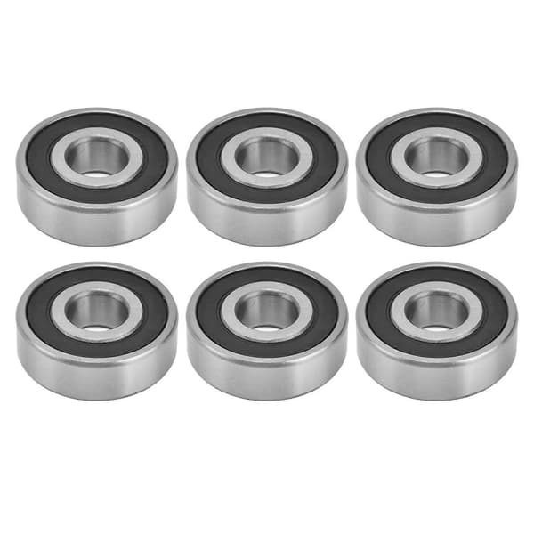 10 STK gummiforseglede kuglelejer radiale mini dybnotlejer til lineære bevægelsesapparater 6301