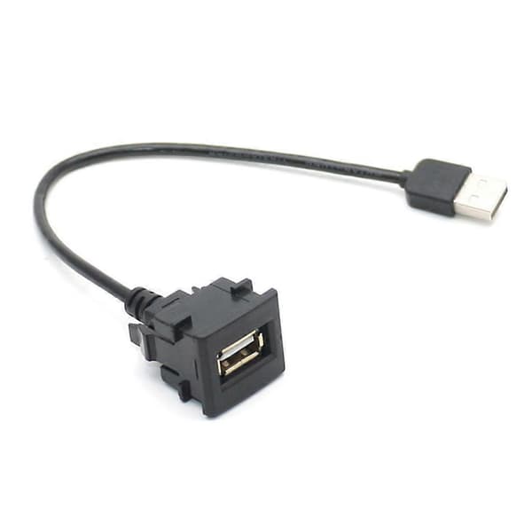 USB 2.0 forlænger instrumentbrætmontering instrumentbrætpanel til biler, både, motorcykler