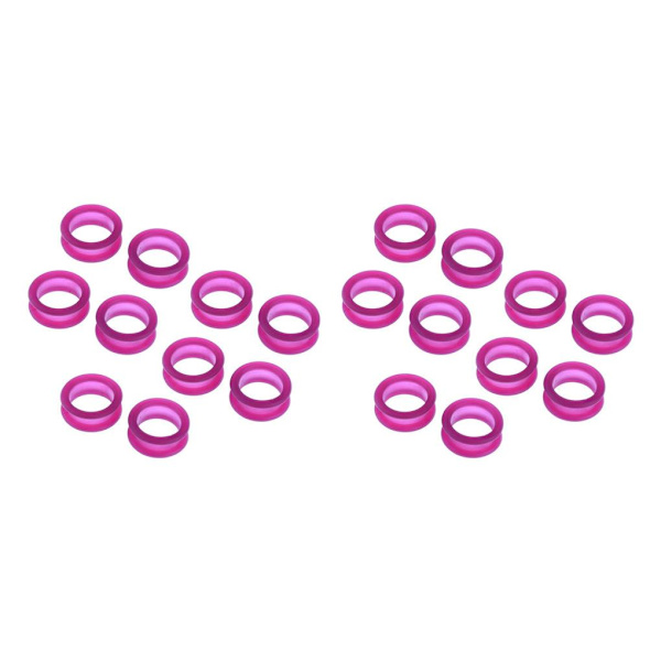 1/2/3/5 10x Barber Frisör Sax Sax Finger Ring Purple 10 pcs 2PCS