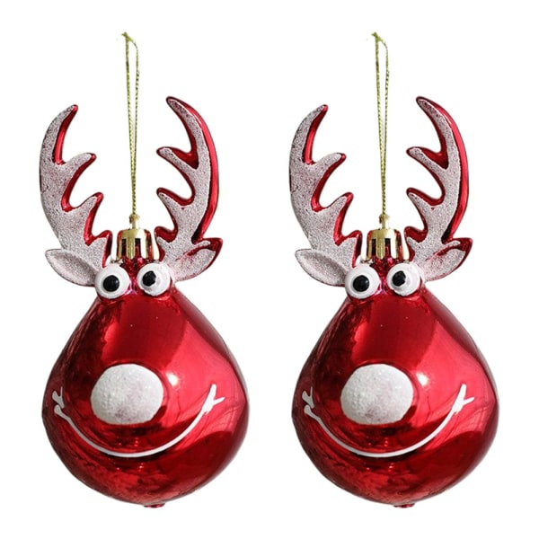 Julgranskulor, älgdesign, hängande bollar, fest