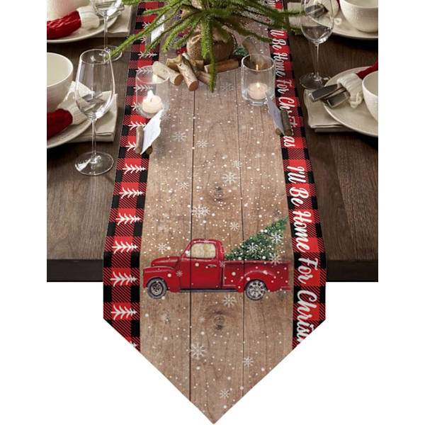 Julebordsløper, Red Truck Pull Xmas Tree på treskive Dr