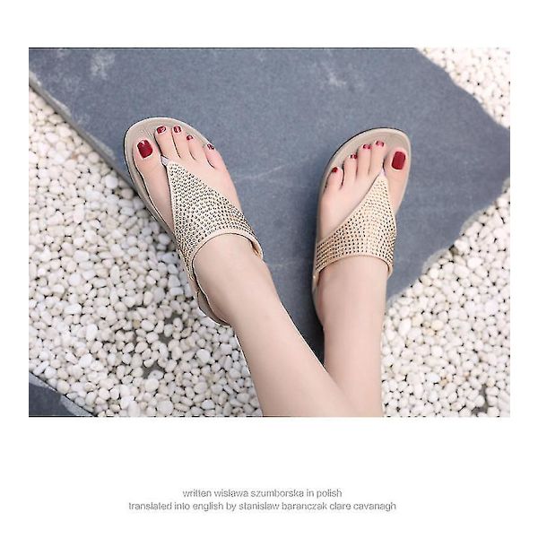 Fit Flop Dam Glitter Toe Post Sls apricot 40