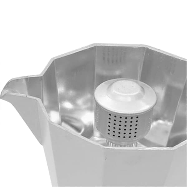 2 stk. Moka Pot Sprøjtsikringskande med Aluminium Sprøjtventil Moka Pot Tilbehør