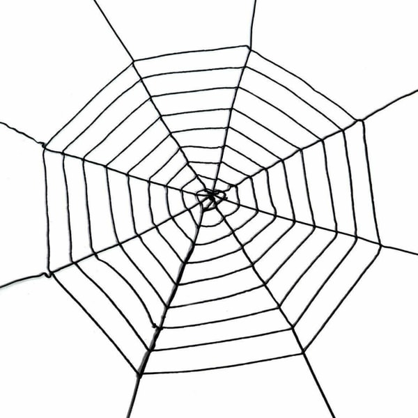 Halloween spindelnät Animal Web Net Knepig leksaksrekvisita för inomhusbruk Black 2.5m