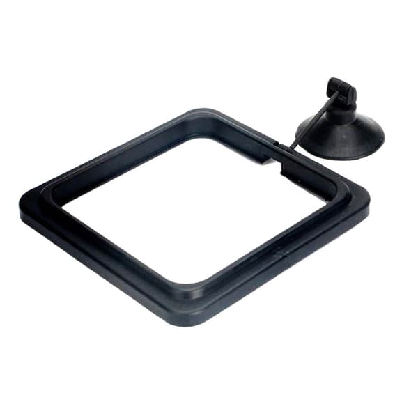 Akvarium fodringsring fisketank station flydende trug føder en Black2