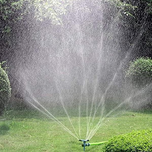 Roterende Sprinkler / Vandspreder til Have - 360° yellow
