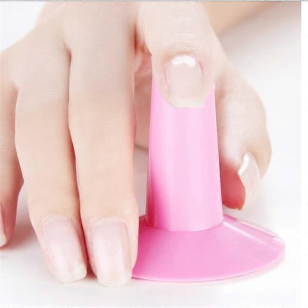 5 stk Stativ for manikyr, fingerholder og verktøy for neglekunstmaling (Rosa, Én Størrelse)