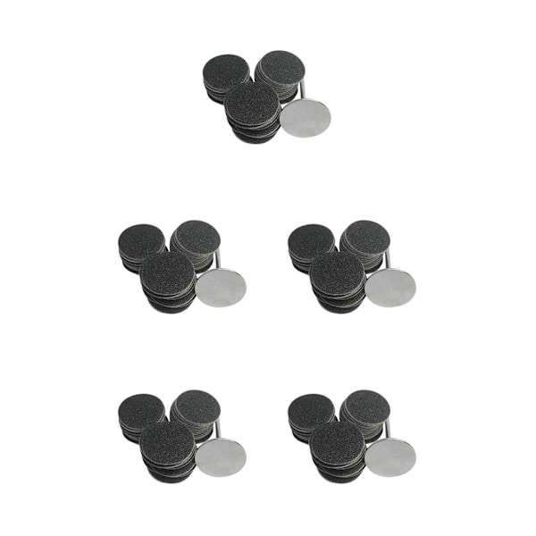 1/2/3/5 Sähköisen jalkaraspin vaihtotyynyt tehokas ja 25mm 80Grit 50 pcs 5PCS